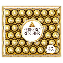 Rocher Pralines, Chocolate Gift, Wedding Gifts, Gifts for Women, Birthday Gifts for Men, Chocolate Hamper, Covered in Milk Chocolate and Nuts, Box of