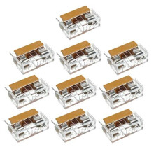 10pcs 250V 6A Dual Terminals 5 x 20mm Fuse PCB Panel Mount Holder Case
