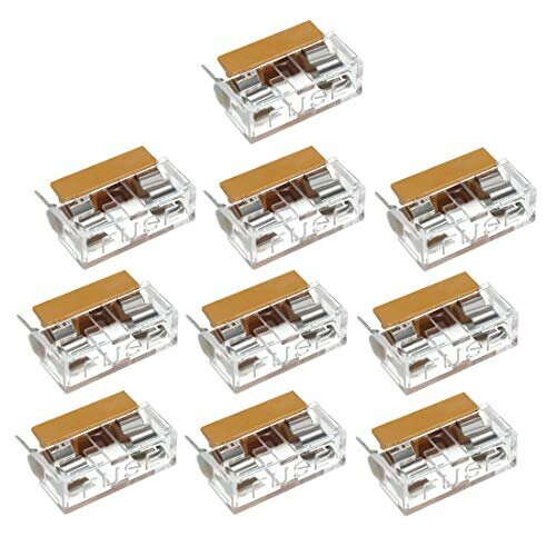 10pcs 250V 6A Dual Terminals 5 x 20mm Fuse PCB Panel Mount Holder Case
