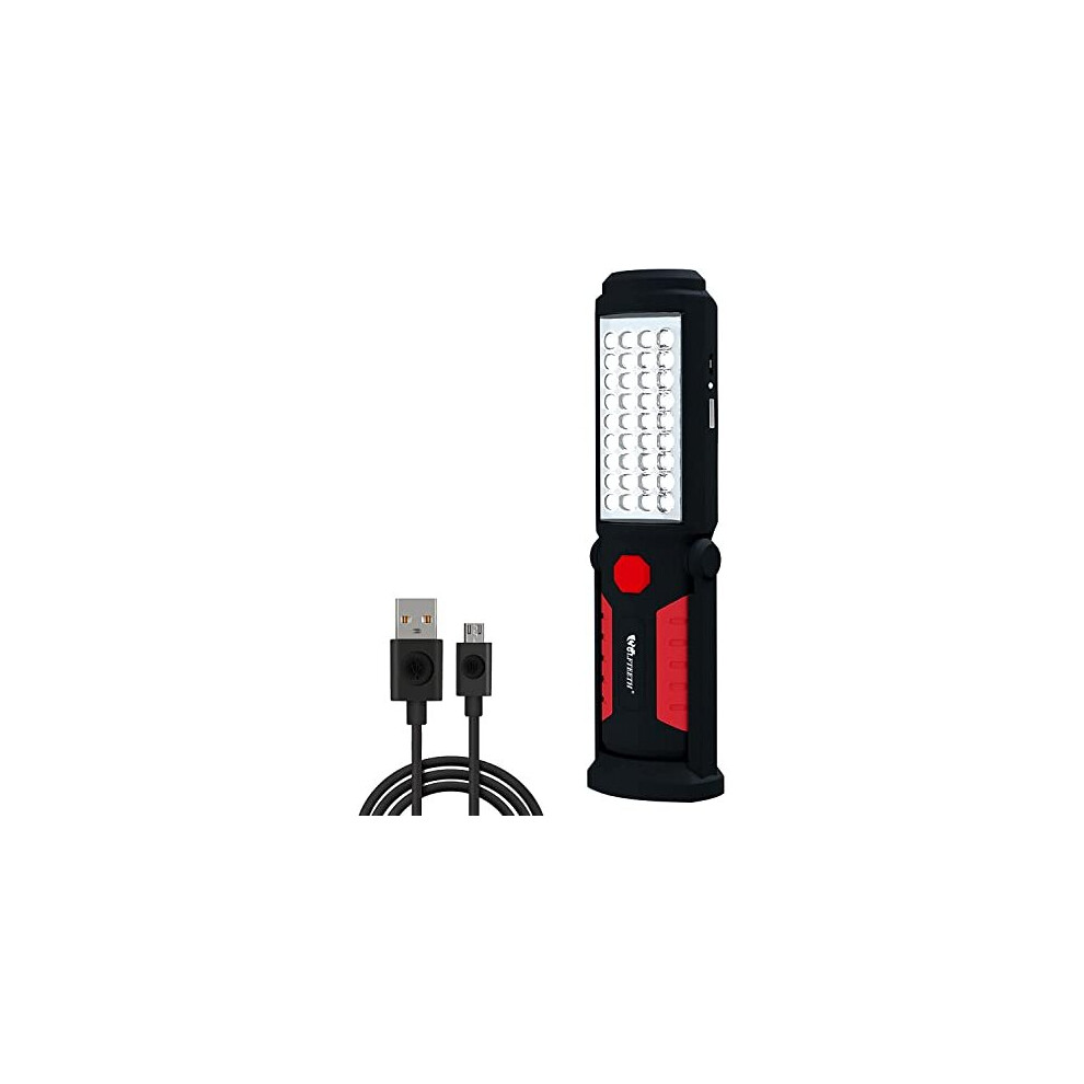 Rechargeable Work Light, Inspection Lamp, Magnetic Torches Led Super Bright, Emergency Backup Lights Mechanic Tools Camping Flashlight, Gifts for Men