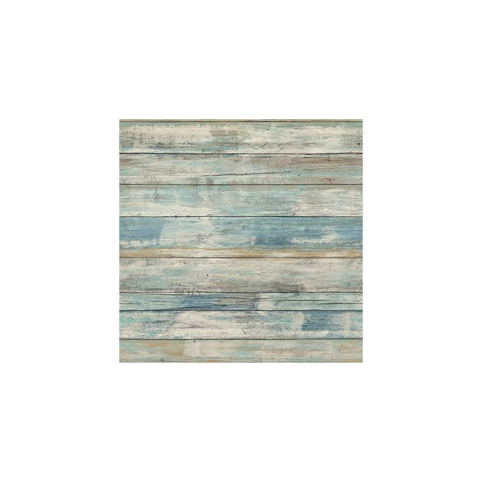 Sticky Back Plastic Wood Effect Vinyl Self Adhesive Wallpaper Blue-Green Stick And Peel Roll For Kitchen Furnitures Shelf Liner 30X300cm Waterproof 5011145437830