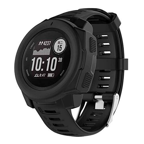 Soft Silicone Protector Case Cover Shell Protected Case Protective Frame Skin for Garmin Instinct Smart Watch 1