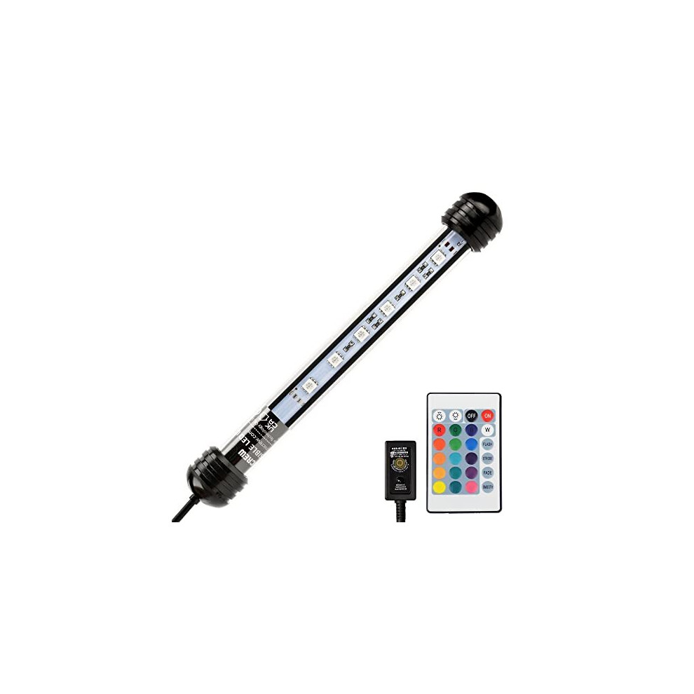Submersible Aquarium Light, Underwater RGB Multicolor LED Lights for Fish Tank, 7 Inches, 18cm