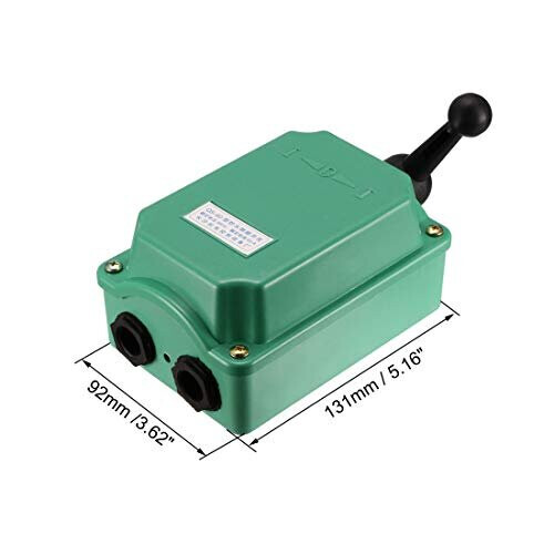 Drum Switch QS-60 3 Positon Forward/Off/Reverse Motor Control Plastic Shell 60A 1