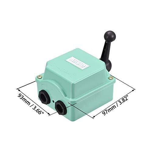 Drum Switch QS-15 3 Positon Forward/Off/Reverse Motor Control Plastic Shell 15A 1