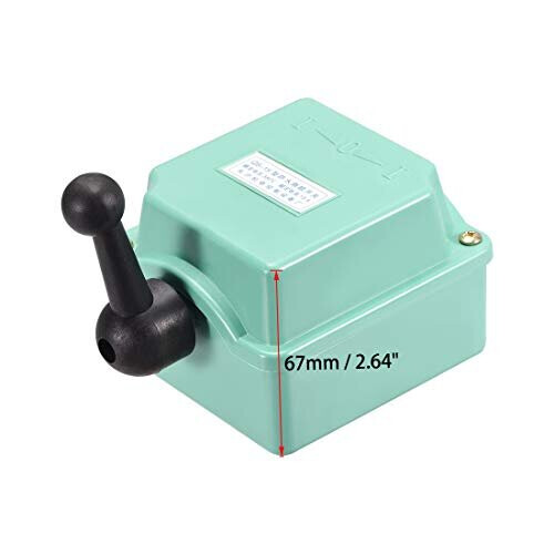 Drum Switch QS-15 3 Positon Forward/Off/Reverse Motor Control Plastic Shell 15A 2