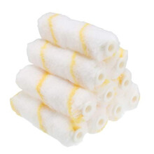 4 Inch Mini Fabric Paint Roller Cover Nap Painting Refill 1/4" Hole Dia 10Pcs