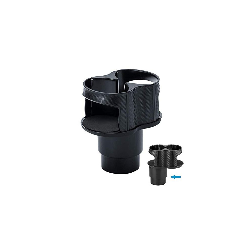 Car Center Console Dual Cup Holder Expander For Drinks,2 In 1 Multifunctional 2 Cup Mount Extender With Adjustable Base,Universal Detachable Water 5011145448454
