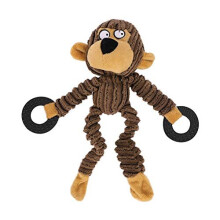 Squeaky Dog Toys Durable Dog Plush Toy Dog Puppy Chew Toys for Boredom Monkey Dog Toy Cuddly Dog Interactive Toy Dog Teething Toy Pet Play Toy for
