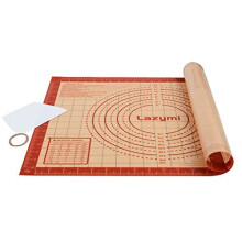 Thick Silicone Baking Mats Sheet, Non Stick Pastry Rolling Mat with Measurement 4050cm, Non-Slip Silicon Dough kneading Mat, Counter Table Mat,