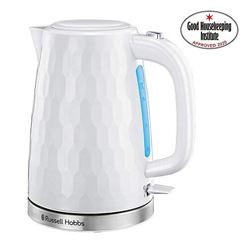 Russell Hobbs Honeycomb Kettle and 2 Slice Toaster, White 1