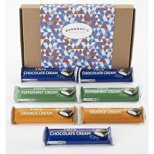 Fry's Chocolate Cream Gift Selection Box - Peppermint, Chocolate & Orange Bars - Hamper Exclusive to Burmont's