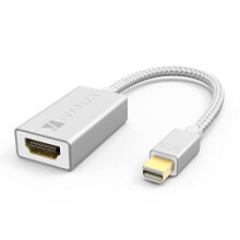 Mini DisplayPort to HDMI Adapter, Thunderbolt to HDMI Adapter [Gold-Plated Connectors & Aluminum Shell] for MacBook Air, MacBook Pro (Before 2016),