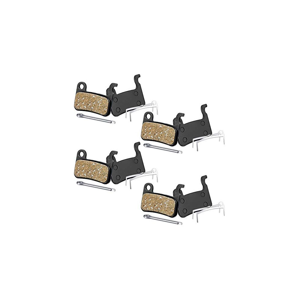 4 Pairs Resin Brake Pads Bicycle Disc Brake Pads Compatible with Shimano Deore XT XTR LX SLX Hone Alfine Saint Disc Brake