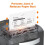 Paper Shredder Lubricant Sheets - Pack of 12 6