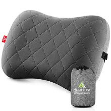 Camping Pillow with Removable Cover - Ultralight Inflatable Pillow for Hiking,Backpacking, Upgrade Comfortable Ergonomic Air Pillow for Neck Support,