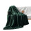 Fuzzy Fleece Throw Blanket, 127x178 CM Sofa Throws, Soft Flannel Throws for Sofa, Forest Green Blanket 1