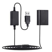 USB DC Coupler Replacement BC-QZ1 Charger, NP-FZ100 Dummy Battery for Sony A7III A7RIII A9 A9S