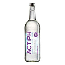 Alkaline Ionised Spring Water pH9+ (12x 750ml) Purified with Electrolytes Clean and Smooth Taste ACTIPH Water Glass Collection