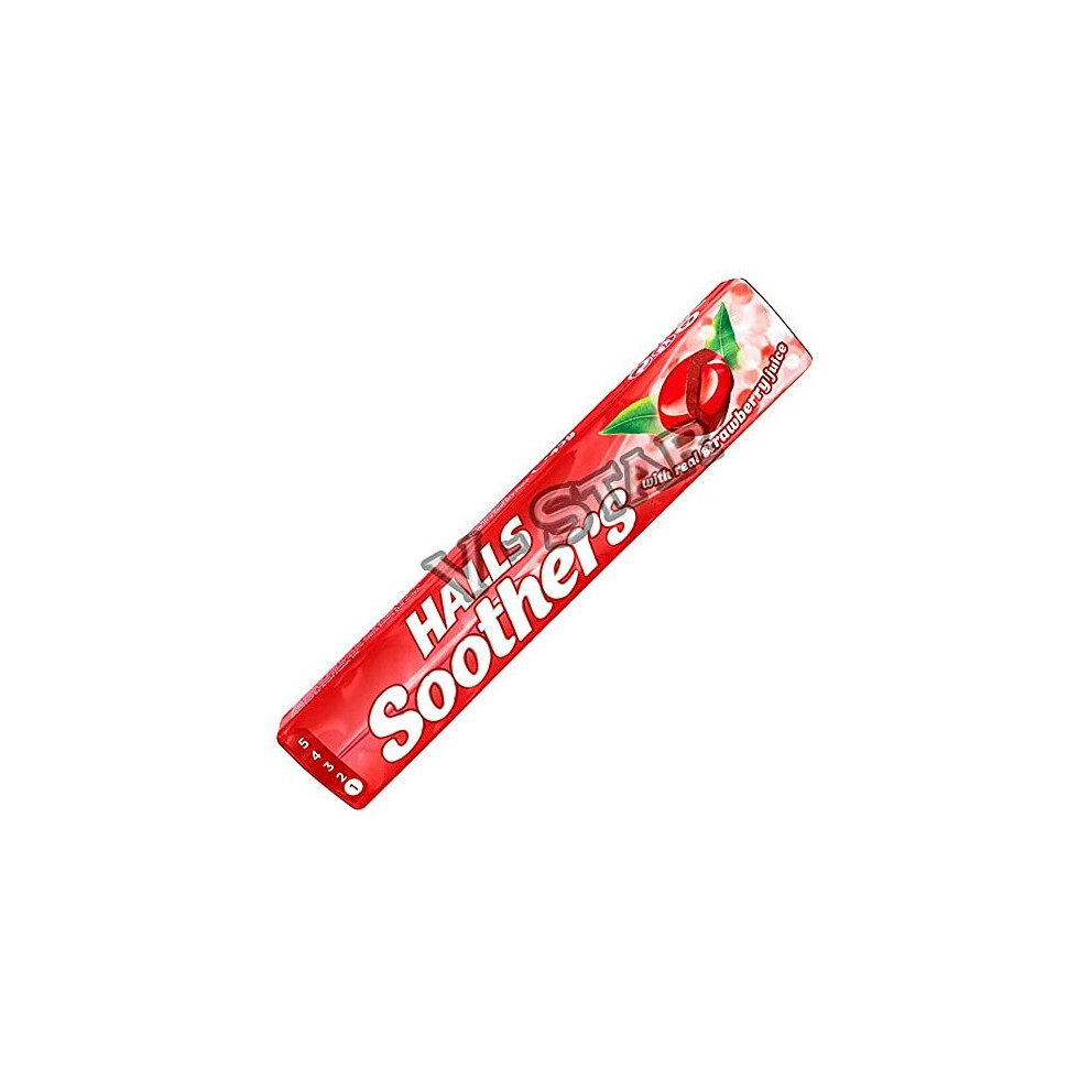 Halls Soothers 10 X 45G Packs (Strawberry) Pack Of 20