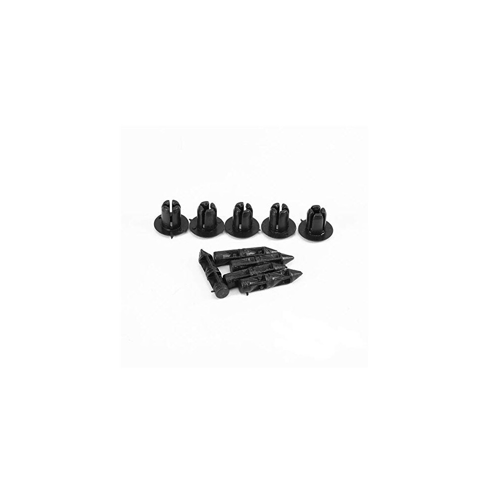 6Mm Plastic Rivets Fastener Clips Push Pin, Car-Styling 100Pcs 6Mm Fairing Clips Plastic Rivet Motorcycle Fairing Trim Clips 5011145461422