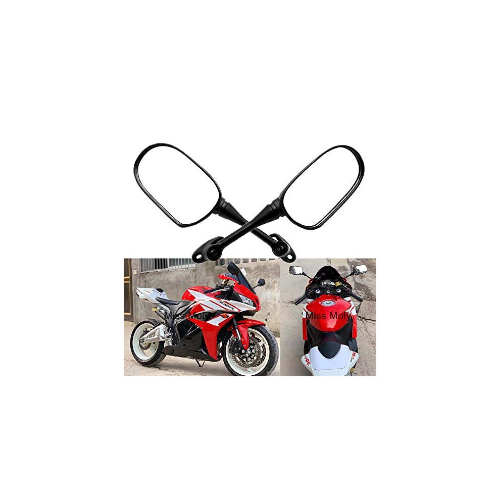 Motorcycle Rearview Mirror For Cbr600rr Cbr1000rr Cbr250r Cbr300r Cbr500r Gsx-R600 Gsxr750 Black 5011145444821