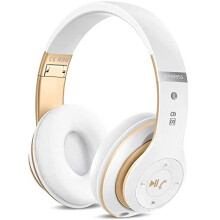 6S Wireless Headphones Over Ear, [40 Hrs Playtime] Hi-Fi Stereo Foldable Wireless Stereo Headsets Earbuds with Built-in Mic,Volume Control, FM for