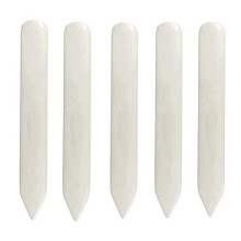 5 Pack Natural Bone Folder Tool For Scoring Folding Creasing Paper Leather Crafts for Handmade Leathercraft Accessories, 8 Inch