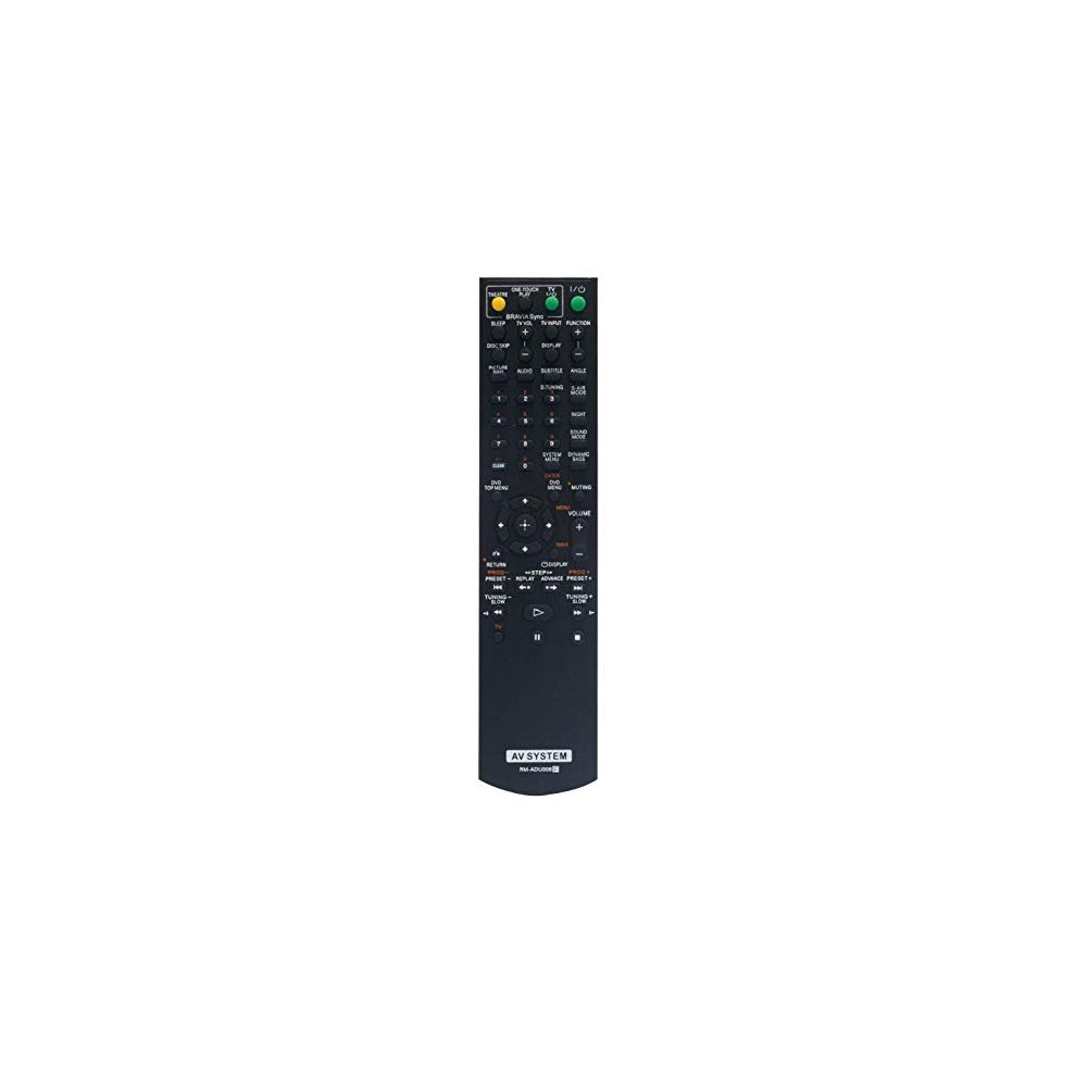 RM-ADU008 Remote Control Replacement for Sony AV DVD Home Theater System TV
