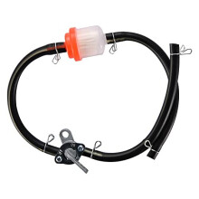 Gas Fuel Filter Hose Line Switch Replacement for 50cc 110cc 125cc 150cc 250cc Chinese ATV 4 Wheeler Scooter Red