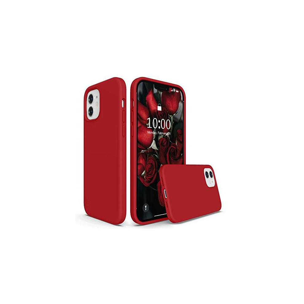 Liquid Silicone Case Compatible With Iphone 12 Pro Case, Iphone 12 Case 6.1 Inches, Gel Rubber Full Body Shockproof Phone Case For Iphone 12 Pro / 12 5011145464362