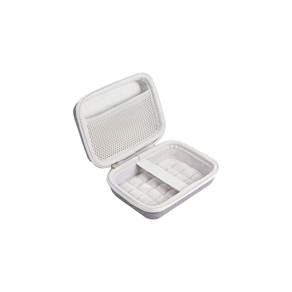 Hard Case Compatible for KODAK Step & Kodak Step Touch Digital Instant Camera Printer 10MP 13MP, Fits Photo Papers and Cables. (Gray & white Case Only