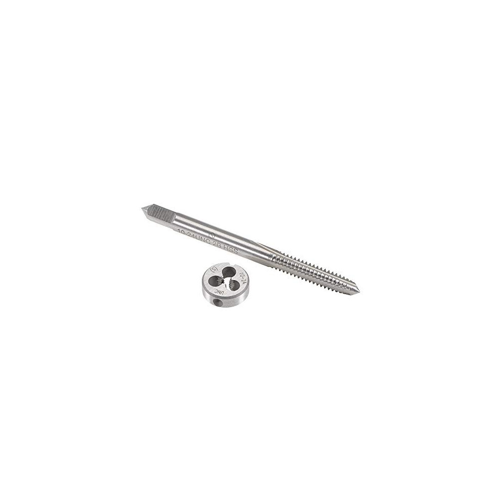 10-24 Unc Tap And Die Set, Hss Machine Thread Tap With Round Threading Die, Right Hand 5011145473319