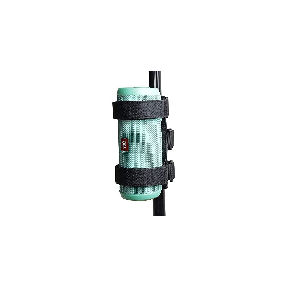 Bluetooth Speaker Mount for Golf Cart Accessories Railing Bike - Adjustable Strap for JBL FLIP/OontZ Angle/Anker/Doss/AOMAIS/Sony XB 22,31/Bose Most