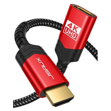 HDMI Extension Cable, 3M 4K@60Hz HDR High Speed HDMI 2.0 Extender HDMI Male to Female Lead Support 3D, 18Gbps, ARC, Ethernet Compatible for TV Stick,