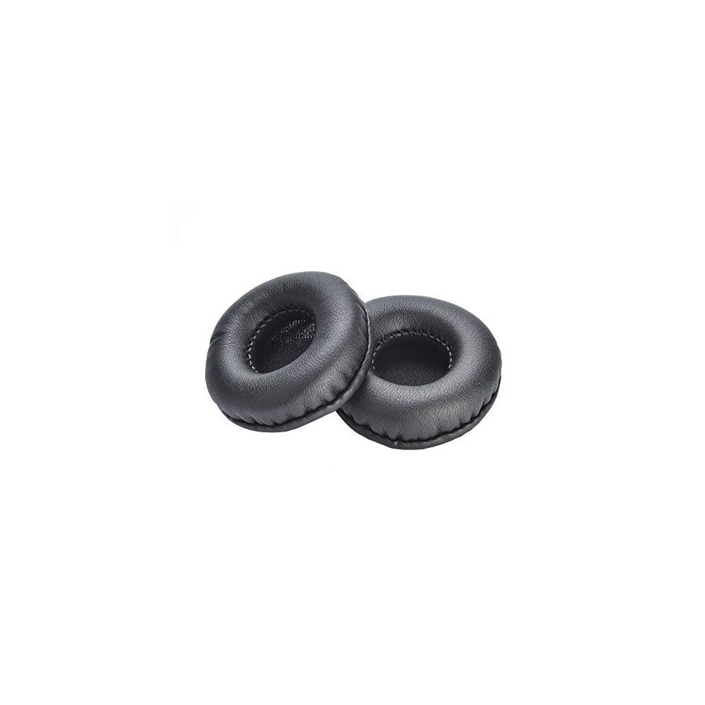 1 pair Round Ear Pads 65mm Universal Replacement Earpads 2.5 inch Premium Protein Leather Memory Foam Ear Cushions for Headphone Ear Cup with 6.5cm