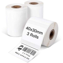 3 Rolls M110 Thermal Label Paper Multifunctional self-Adhesive Label, Address Label Price Label,Compatible with M120 M220 M221 M110 M200 Label