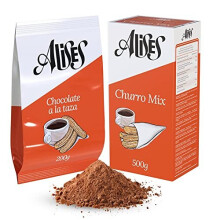 Spanish Hot Chocolate 200g and Churro Mix 500g with Piping Bag Kit