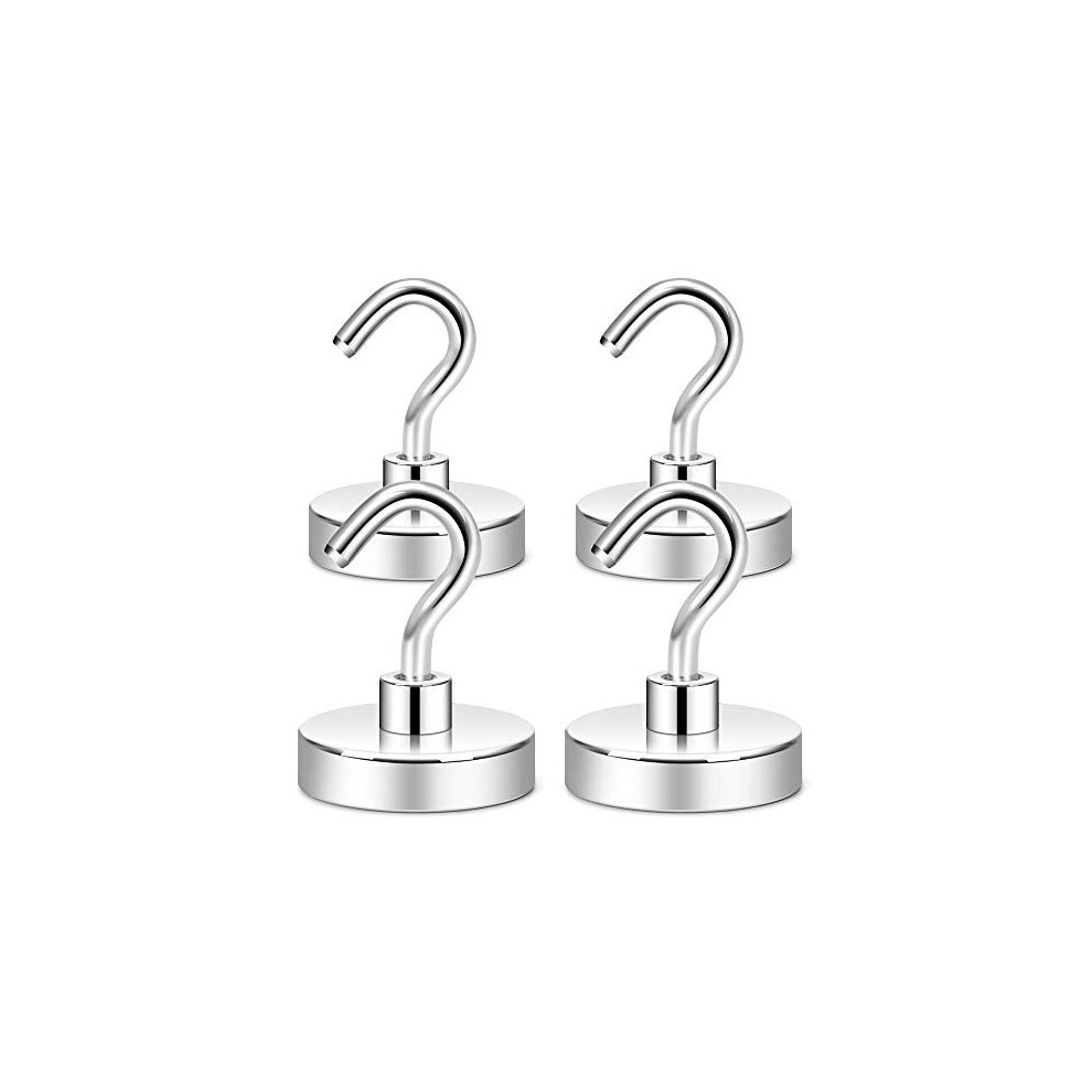 Magnetic Hooks Heavy Duty, 100 Lb+ Strong Magnet With Hook For Cruise, Super Strength Industrial Hooks For Hanging, Magnetic Hanger For Fridge,Coat, 5011145479328