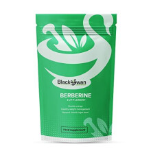 Black Swan Berberine Capsules | with Anti-oxidant and Anti-inflammatory Properties | Supports Healthy Blood Sugar Levels | Healthy Cholesterol Level