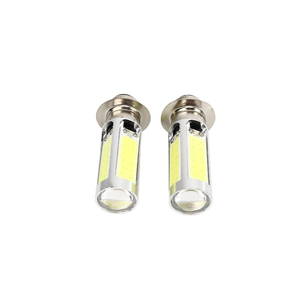 Led Head Bulbs - 2X 6000K Ba20d H6m Cob Led Bulb For Motorcycle Headlights High/Low Beam Motor Bike/Atv Head Fog Bulb White/Light 5011145474415