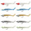 Soft Fishing Lures 10pcs with Jig Head and T Tail 11cm for Sea fishing 8