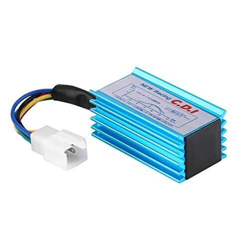 5 Pin Racing CDI, High Performance Racing CDI Box 5 Pin Racing CDI Ignition Coil Replacement for Motorcycle 50cc 70cc 90cc 110cc Pit Bike Scooter ATV