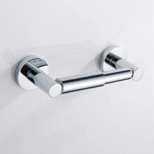 Toilet Roll Paper Holder Stainless Steel Wall Mounted Chrome Toilet Tissue Holder Bathroom Storage Traditional Pivot Towel Dispenser