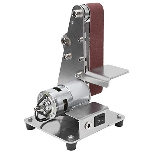 Bench Grinders, Desktop Belt Sander 96W DIY Fixed Polishing Grinding