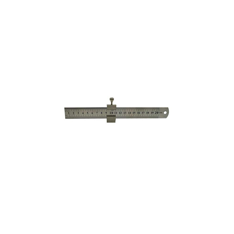 Precision Woodworking Tools Stainless Steel Machinist Ruler With Ruler Stops Fences For Machinist Carpenter 5011145488672