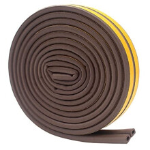 Weather Stripping for Door Self Adhesive Window Seal Foam Strip for Soundproofing Collision Avoidance Insulation Gap Blocker for Doors and Windows