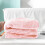Fuzzy Fleece Throw Blanket, 127x178 CM Sofa Throws, Soft Flannel Throws for Sofa, Light Pink Blanket 2