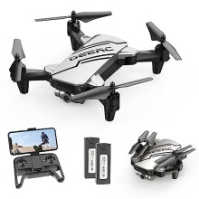 D20 Mini Drone for Kids with 720P HD FPV Camera, Foldable RC Quadcopter for Boys Girls with Altitude Hold, Headless Mode, One Key Start, Tap Fly,