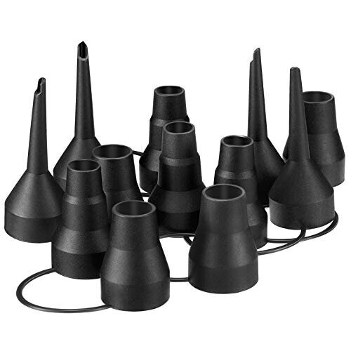 Replacement Nozzles 3 in 1 Air Pump Nozzles Adapter 3 Sizes Plastic